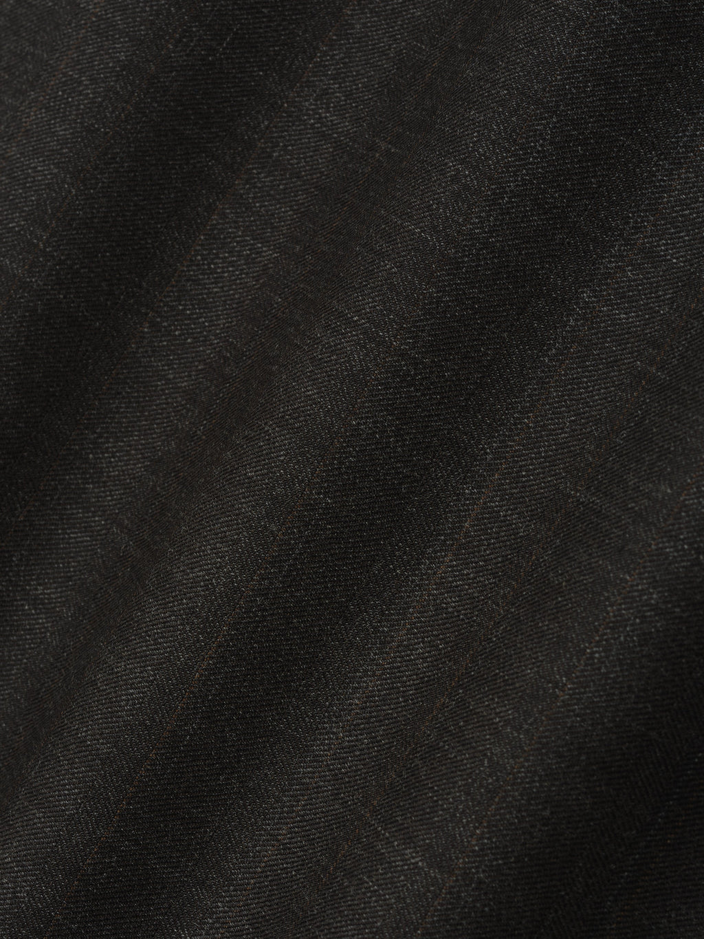 Grey Striped Wool Wide Leg Drawstring Pants